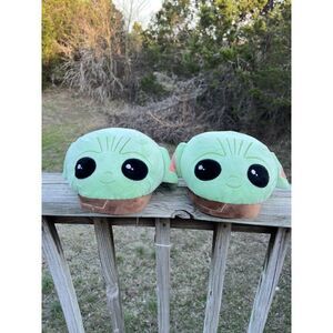 Star Wars Men Slippers Baby Yoda/The Child Adult Shoe Size 11-12